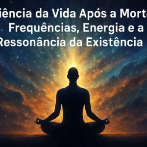 Representação da consciência vibrando após a morte