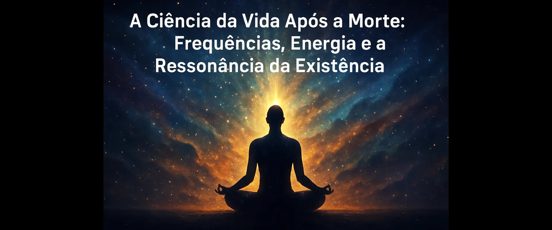 Representação da consciência vibrando após a morte